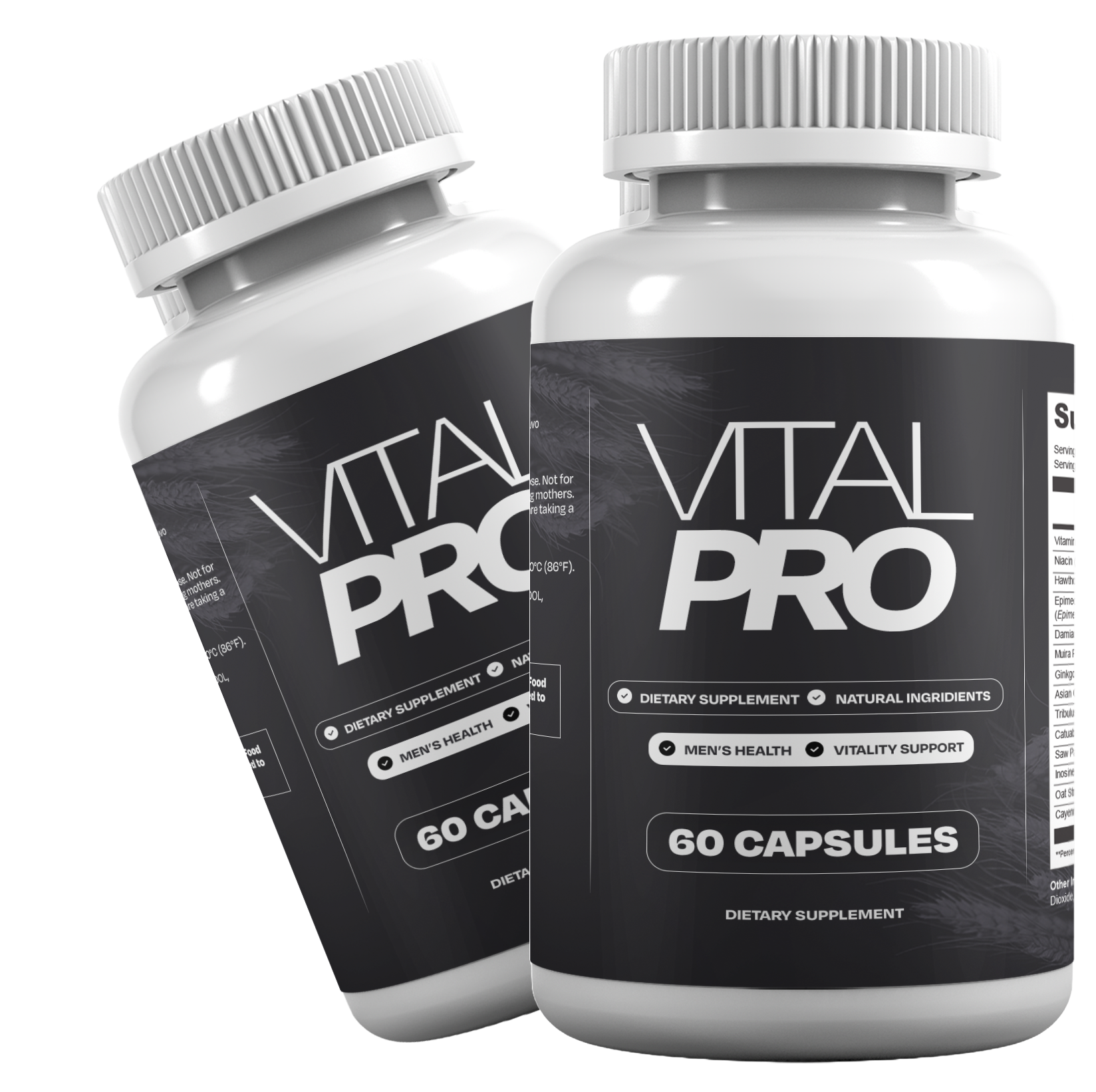 VitalPro supplement bottles